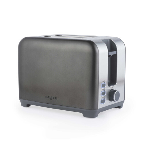 Salter Salter Cosmos Toaster 2 Slice Defrost, reheat & Cancel Function Easy Clean 870 W