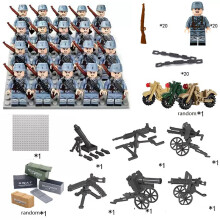 (20PCS Eighth Route Army-B) Fit Lego WWII Soviet Union German Forces Soldiers Minifigures Kid Toys