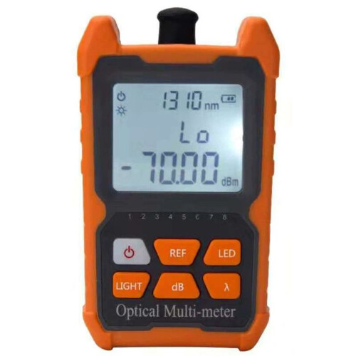 Optical Power Meter FC/SC/ST Universal Interface, Test Range -70dBm-+6dBm ,RJ45 Test
