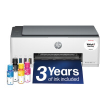 HP Smart Tank 5105 All in One Printer | Perfect for Home | Colour | Wireless | Print, Scan, Copy | Refillable, Includes up to 3 Years of Ink | Smart