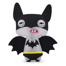 Fuggler x DC 9-inch by ZURU, Funny Ugly Monster Plush Toy, Soft Superhero Doll Plushies for Kids and Adults (Batman)