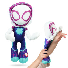 Marvel Spidey and His Amazing Friends Slingshot Plush (Ghost) Toy with Sound, Large Stretchable Arms, Launch Action, Soft & Durable.