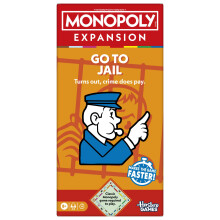 Monopoly Go to Jail EXPANSION (Classic Monopoly Game Required to Play) - English Version
