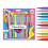 Paper Mate Flair Felt Tip Pens, Medium Point (0.7 mm), Assorted Retro Colours, 12 Count. 1