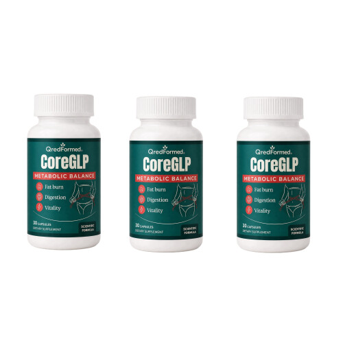 3x QredFormed CoreGLP – συμπλήρωμα διατροφής, 30 κάψουλες