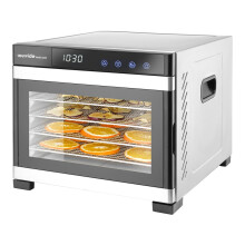 6-Tray Stainless Steel Food Dehydrator by SousVideTools/Hendi | Touch Panel, Timer & Thermostat Control | Ideal for Drying Fruit, Meat, and Vegetables