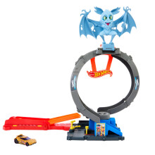 Hot Wheels City Bat Loop Attack Playset & 1:64 Scale Toy Car