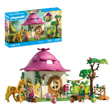 Playmobil Magic Unicorns: Lucky Lavender Unicorn with Fairy. Interchangeable accessories. 71843