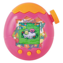 TAMAGOTCHI Paradise Orange Tropics Shell Digital Pet - Zooming Worlds Toy