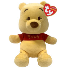 TY Winnie the Pooh Beanie 17cm – Soft Plush Toy Teddy – Collectible Stuffed Plushies – Cuddly Toy Character Gift for Kids