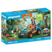 Playmobil Animals & Friends Colorful Off-Road Vehicle Toy, includes Figures & Accessories, Ages 4+