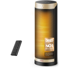 Dreo 2000W Space Heater for Bedroom, 16 Inch Portable Heaters with 70Oscillation, Electric Heater, with Thermostat & Remote, 3-Mode 3-Speed, 12H Time