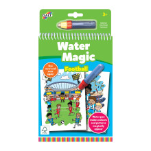 WATER MAGIC Football -Reusable Childrens Colouring Book - Ages 3 Years Plus