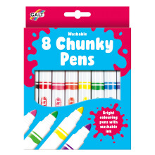 Galt 8 Chunky Pens - Washable, Chunky Pens for Children, Ages 3 Years Plus
