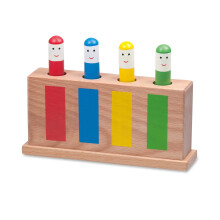Galt Pop-Up Toy - Colourful Wooden Sensory Toy, Ages 12 Months Plus