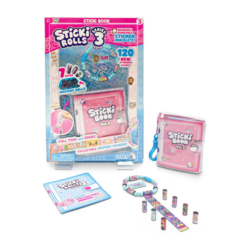 Sticki Rolls Sticki Book S3, Wearable Shareable Sticker Bracelets 2