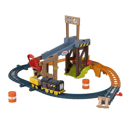 Thomas & Friends Diesel’s Lift & Load Construction Train Set