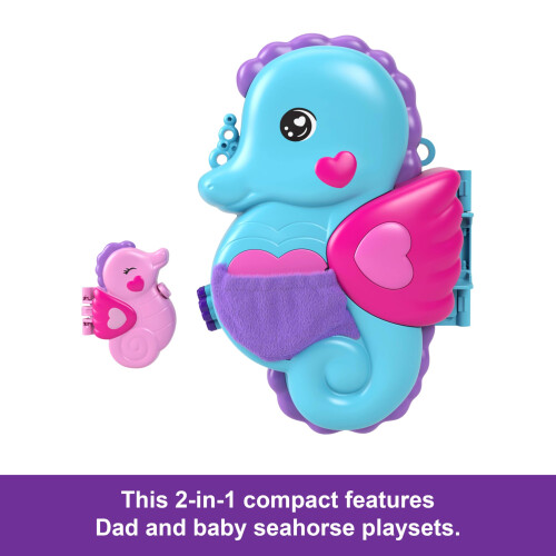 Polly Pocket Polly Pocket 2in1 Daddy  Me Seahorse Compact 2