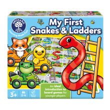 Orchard Toys My First Snakes & Ladders Family Board Game for Kids Age 3+