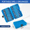 20PCS Extra-Long Hex Bit Socket Set, 3/8 Inch Drive Hex Socket Set, SAE & Metric(1/8inch-7/16inch, 3-12mm) 6