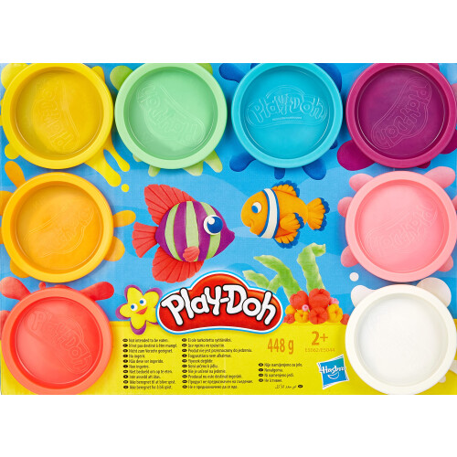 Play-Doh PlayDoh 8Pack Rainbow NonToxic Modelling Compound Set with 8 Colours for To 1