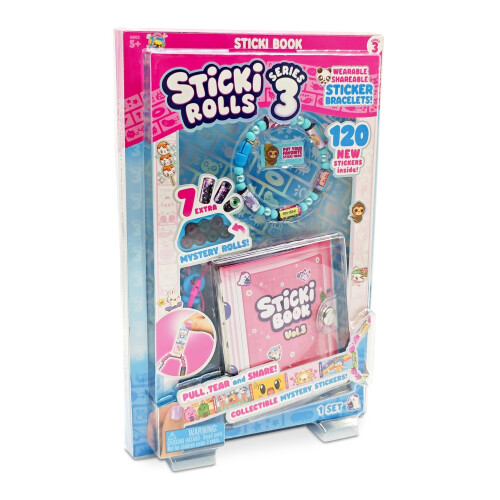 Sticki Rolls Sticki Book S3, Wearable Shareable Sticker Bracelets 1