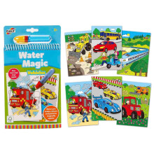 WATER MAGIC Vehicles Reusable Childrens Colouring Book  Ages 3 Years Plus