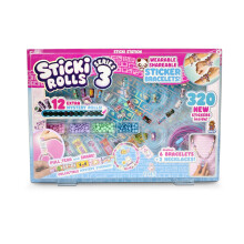 Sticki Rolls Sticki Station S3, Wearable Shareable Sticker Bracelet Jewellery Kit
