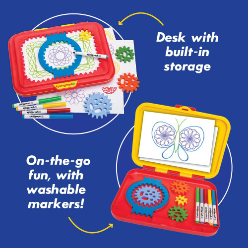 Spirograph Junior Set with Jumbo Pieces for Easy Creative Drawing 2