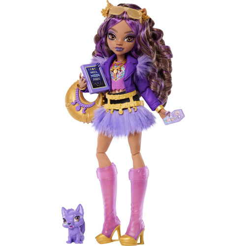 Monster High Monster High Clawdeen Wolf Doll with Pet Wolf Pup 1
