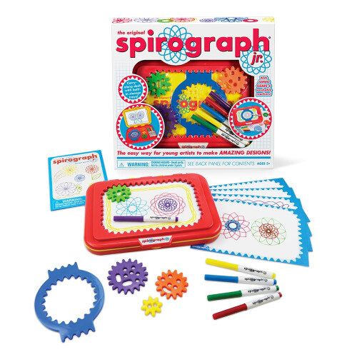 Spirograph Junior Set with Jumbo Pieces for Easy Creative Drawing
