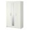 IKEA BRIMNES 3 Door Wardrobe with Mirror 117cm 1