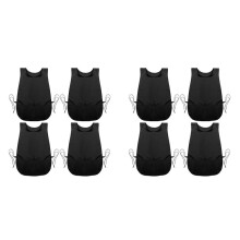 8 Pack Cobbler Apron with 2 Pockets, Waterproof Art Smock for Women, Men, Cleaning, Painting, Housekeeping, Work Black