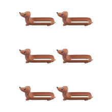 6X Dachshund Tray Dachshund Snack Tray Hot Dog Stand Suitable for Home Restaurant Decoration