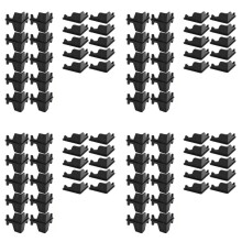 80PCS Post Inserts Connectors for Shelf Heavy Duty Shelving Unit - Plastic, Injection Molded, Sturdy & Strong Support
