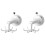 2X Rotatable Kitchen Hook - 6-Claw Suction Cup Wall Mount for Spatulas & Cookware, Drill-Free Plastic Storage Solution 1