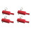 EZ-Crank Trailer Jack Drill Adapter,Heavy Duty Power Drill Crank Handle for 1 Inch Handle Studs for Timpte, Dump (4pc) 1
