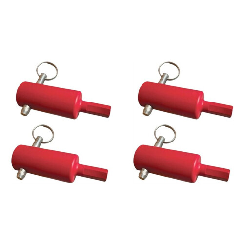 EZ-Crank Trailer Jack Drill Adapter,Heavy Duty Power Drill Crank Handle for 1 Inch Handle Studs for Timpte, Dump (4pc)