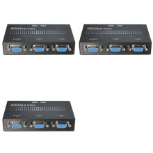 3X 2 In 1 Out VGA VGA 2 PORTE un Moniteur Deux Sources MANUEL INTERRUPTEUR SPLITTER