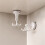 2X Rotatable Kitchen Hook - 6-Claw Suction Cup Wall Mount for Spatulas & Cookware, Drill-Free Plastic Storage Solution 5