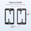 Low Voltage Box Single Gang Wall Plate 20 Pack, Flush Low Voltage Mounting Bracket for Network, , Coaxial, Speaker 8