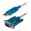 2X USB 2.0 Adapter AM to COM RS232 (DB9) 1.2m 5bites UA-AMDB9-012 - Fast Data Transfer, Universal 6