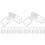 400pcs 1.5ml Disposable Plastic Cuvette Polystyrene Cuvette with Two Light for Spectrophotometers 1
