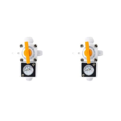 2pcs 8mm Duotight Inline Regulator 60psi Integrated Gauge Beer Accessory Home Brewing