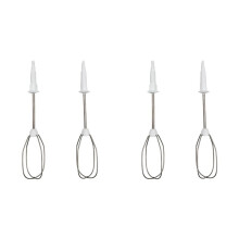 4x Accessoires de Rechange pour Fouets de Batteur à Main pour MFQ3010 MFQ3020 MFQ3030 MQ95020 300W 450W