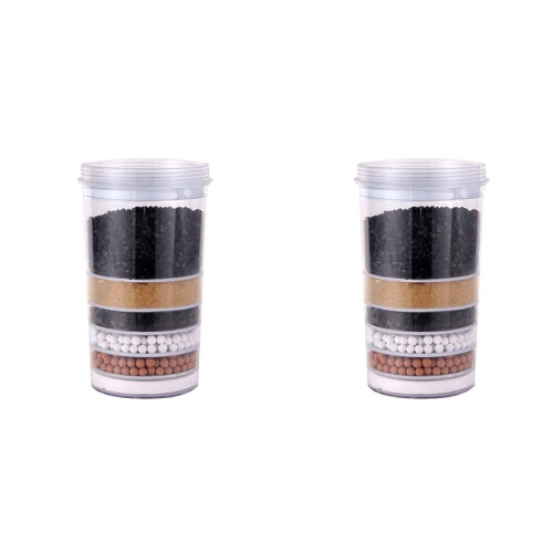 2X Water Filter Replacement for Dispenser with 6-Layer Combination Filter Element