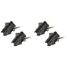 4Pcs PTFS-IR2107D Slot Photoelectric Level Sensor Tube Liquid Water Detect 6-8mm Diameter for Contactless External Pipe