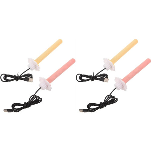 4pcs USB  Heated Perch - Platform Rod Bird Cage Accessories for Cockatiels Parakeets