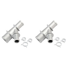 2X Coolant Hose Junction Connector for  Silverado Suburban Tahoe  Sierra Yukon  Escalade 15834773