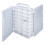 2X Double Sided 46 Grids Sewing Organizer,Sewing Spool Thread Storage Box, for Embroidery Floss, Jewelry 2
